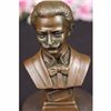 Image 2 : 100% Real Bronze Austrian composer Johann Strauss Marble Sculpture statue