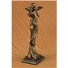 Image 1 : Large Original Aldo Vitaleh Famous Italian Artist Angel Romance Bronze Sculpture