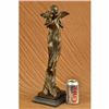Image 2 : Large Original Aldo Vitaleh Famous Italian Artist Angel Romance Bronze Sculpture