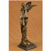 Image 3 : Large Original Aldo Vitaleh Famous Italian Artist Angel Romance Bronze Sculpture