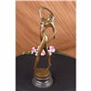Image 1 : Modern Abstract Nude Woman Bronze Marble Sculpture by Famous Artist Vitaleh