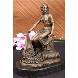 Vintage bronze statue ancient Roman-Greek mythology Sculpture Art Nouveau