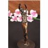 Image 2 : BRONZE ART DECO SIGNED DH CHIPARUS CLASSICAL LADY SCULPTURE
