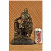 Image 2 : Signed Dalov Heavy Armor Viking Warrior Bronze Sculpture Statue Figurine Figure