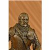 Image 4 : Signed Dalov Heavy Armor Viking Warrior Bronze Sculpture Statue Figurine Figure
