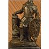 Image 5 : Signed Dalov Heavy Armor Viking Warrior Bronze Sculpture Statue Figurine Figure