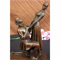 Original Milo Declaration of Love Bronze Art Deco Sculptur