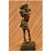 Image 4 : Vintage Cast Bronze Artist Sgnd Polynesian Queen Princess Woman Full Bust Decor
