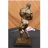 Image 4 : ART DECO MUSCULAR NUDE MAN BRONZE SCULPTURE