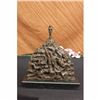 Image 1 : Signed Abstract Male Bronze Sculpture