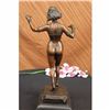 Image 3 : Signed German Preiss Carefree Sensual Woman Bronze Sculpture