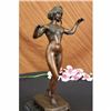 Image 5 : Signed German Preiss Carefree Sensual Woman Bronze Sculpture