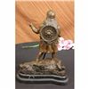 Image 3 : Signed Chris Miles Viking with Sword Bronze Sculpture Warrior Figurine