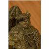 Image 5 : Original Russian King upon a Throne Bronze Sculpture Statue Marble Base Figure