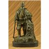 Image 1 : Hot Cast Signed Dalov European Warrior With Sword Bronze Sculpture Statue Figure