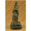 Image 2 : Hot Cast Signed Dalov European Warrior With Sword Bronze Sculpture Statue Figure