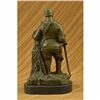 Image 3 : Hot Cast Signed Dalov European Warrior With Sword Bronze Sculpture Statue Figure