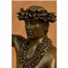 Image 5 : Classical Hawaiian Dancer Bronze Sculpture Home Decoration Decor Nude Statue Art