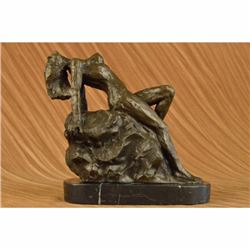 Large Rodin Stretched Nude Lady Bronze Sculpture Modern art Statue Figurine SALE