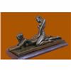 Image 2 : Rare Original Extra Large Mavchi Two Lesbian in Hot Action Bronze Sculpture Sale