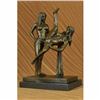 Image 3 : Collector Edition Original Mavchi Two Sexy Woman with Strap on Bronze Sculpture