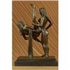 Image 4 : Collector Edition Original Mavchi Two Sexy Woman with Strap on Bronze Sculpture