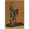 Image 5 : Collector Edition Original Mavchi Two Sexy Woman with Strap on Bronze Sculpture