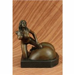 Collector Edition Exquisite Nude Female Bronze Sculpture Figurine Figure Decor