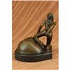 Image 2 : Collector Edition Exquisite Nude Female Bronze Sculpture Figurine Figure Decor