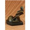 Image 3 : Collector Edition Exquisite Nude Female Bronze Sculpture Figurine Figure Decor