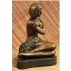 Image 4 : Hot Cast Preiss Nude Hawaiian Female on Stone Bronze Sculpture Statue Figure Art