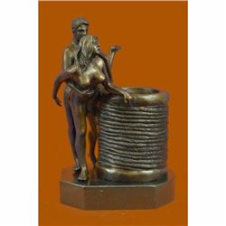 Erotic Sexual Sexy Sex two Couple Making Love Bronze Sculpture Hot Cast Figurine