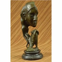 Auguste Rodin Classic Praying Lady Bronze Sculpture Marble Statue Figurine Decor