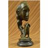 Image 1 : Auguste Rodin Classic Praying Lady Bronze Sculpture Marble Statue Figurine Decor
