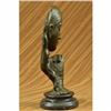 Image 4 : Auguste Rodin Classic Praying Lady Bronze Sculpture Marble Statue Figurine Decor