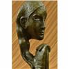 Image 5 : Auguste Rodin Classic Praying Lady Bronze Sculpture Marble Statue Figurine Decor