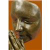 Image 4 : Hot Cast Large Original Milo Entitle Amen Pray Bronze Sculpture Marble Statue