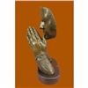 Image 6 : Hot Cast Large Original Milo Entitle Amen Pray Bronze Sculpture Marble Statue