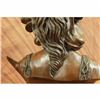 Image 6 : Museum Quality 100% Real Bronze Female Bust Sculpture Marble Base Statue