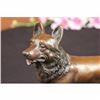 Image 2 : Signed Vienna Bronze German Shepherd Dog Animal Pet Bronze Sculpture