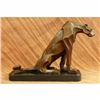 Image 1 : Signed Hot Cast Moore Cougar Bronze Sculpture Figurine
