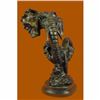 Image 5 : Massive Bull Elephant and Calf Bronze Sculpture Marble Base Figurine Figure Gift