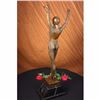 Image 3 : DOURGA BY D.H CHIPARUS BRONZE STATUE FIGURINE ART DECO WOMAN SCULPTURE FIGURE