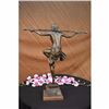 Image 4 : Dancer w/Thyrsus, Pierre Le Faguays bronze statue Art Deco Sculpture
