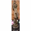 Image 5 : Original Large Nude Nymph Bronze Erotic Sculpture Figure Statue