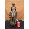 Image 2 : VINTAGE SEMI NUDE EGYPTIAN PRINCESS BRONZE STATUE