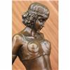 Image 5 : VINTAGE SEMI NUDE EGYPTIAN PRINCESS BRONZE STATUE