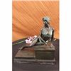 Image 1 : SIGNED MILO SWIM SUIT MODEL HER APPLE BRONZE SCULPTURE STATUE FIGURE