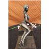 Image 5 : SIGNED MILO SWIM SUIT MODEL HER APPLE BRONZE SCULPTURE STATUE FIGURE