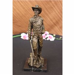CLASSIC COWBOY BY MILO BRONZE SCULPTURE STATUE ORIGINAL